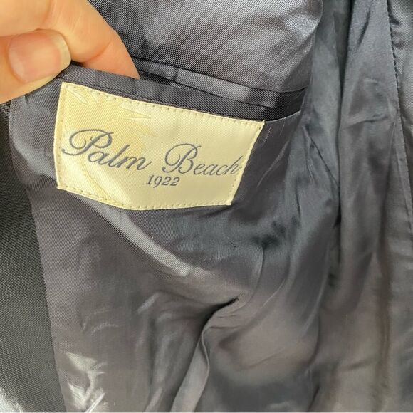 Palm Beach Men’s Blue Suit Jacket size 36 - Picture 4 of 5